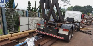 Idoso morre atropelado por caminhão em Pinhalzinho