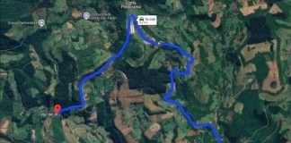 Trecho entre Borboleta Baixa e o Morro do Sítio, em Itá, está interditado para obras