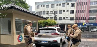 PM prende homem suspeito de agredir idosa em São Miguel do Oeste