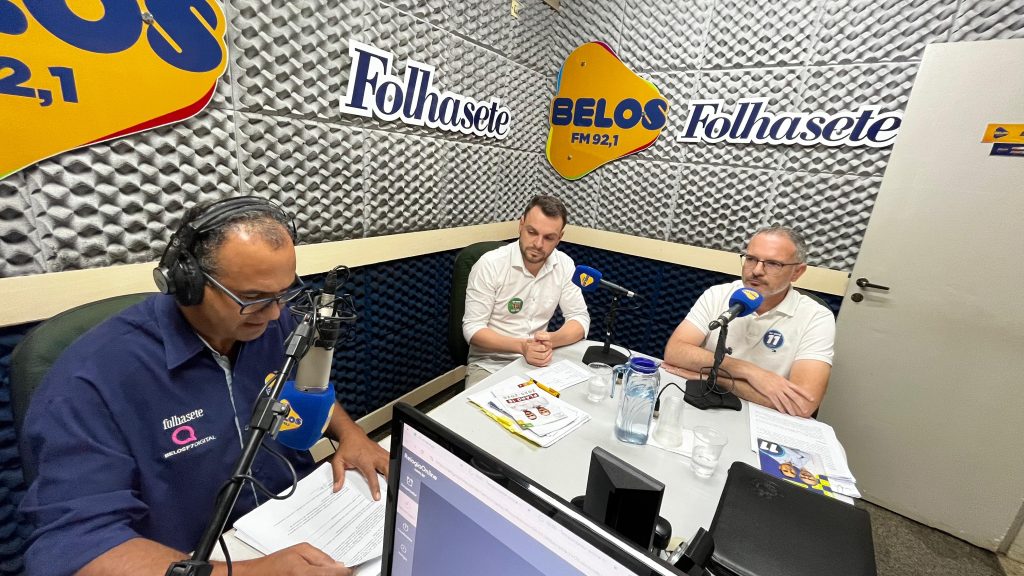 Candidatos a vice-prefeito de Seara participam de debate neste momento na Belos FM