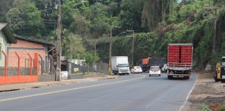 Obra da rua Senador Attílio Fontana, em Concórdia, está 70% concluída