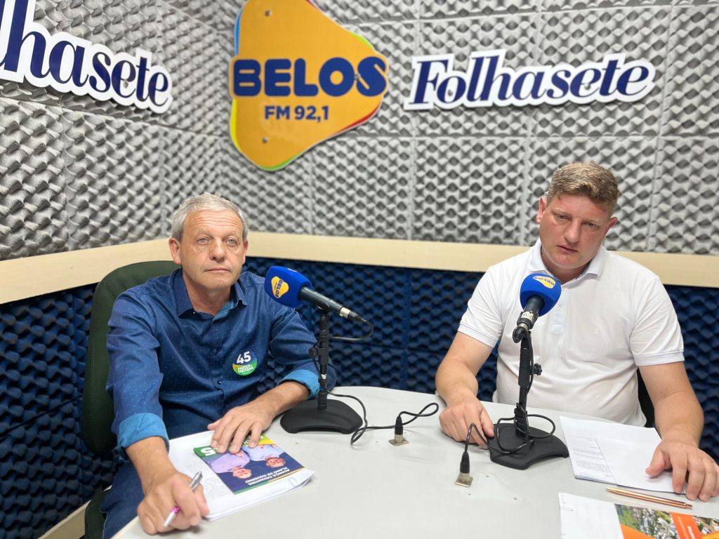 Candidatos a prefeito de Xavantina participam de debate neste momento na Belos FM