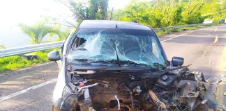 Colisão frontal deixa motorista gravemente ferido na BR-153