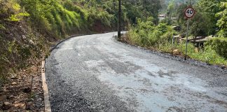 Seguem os trabalhos para asfaltamento na rua Concórdia