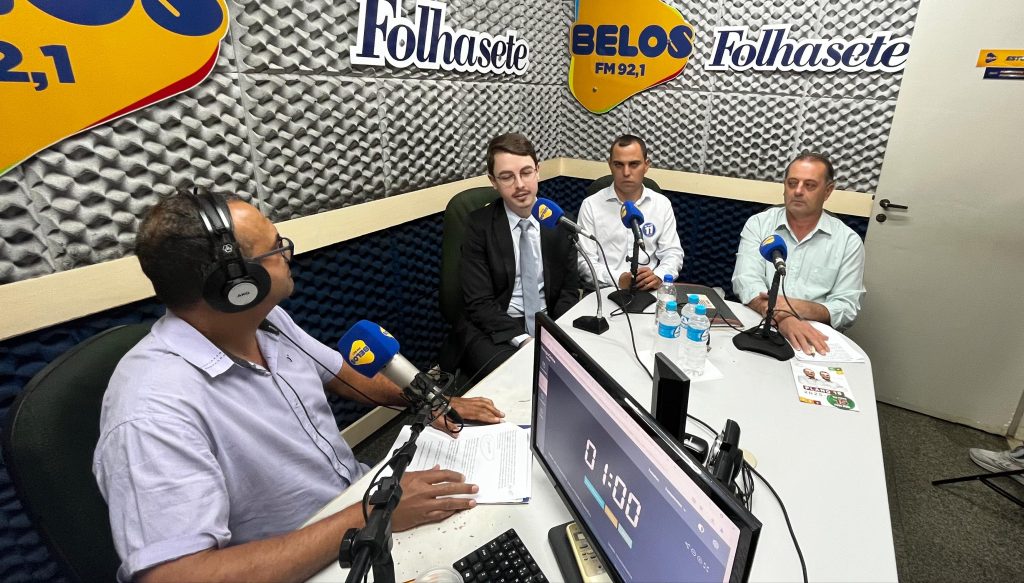 Candidatos a prefeito de Seara participam de debate neste momento na Belos FM