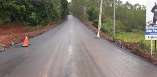 Concluída a pavimentação asfáltica na rua Fernando Benatti