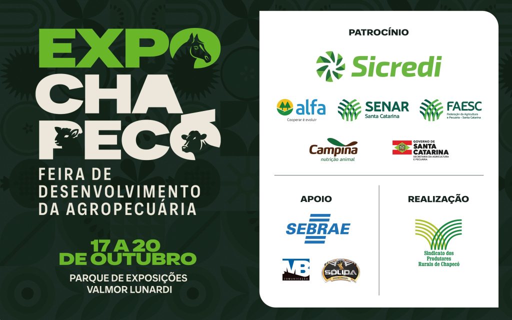 Expo Chapecó movimentará o agronegócio do sul do Brasil nesta semana