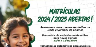 Divulgado o cronograma de matrículas e rematrículas em Concórdia