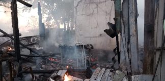 Incêndio destrói residência em Nova Erechim