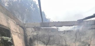 Incêndio destrói residência em linha Bernardi, interior de Seara