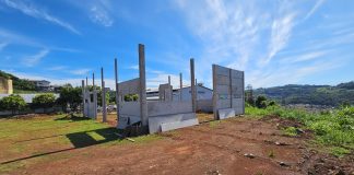 Seguem as obras do Centro Educacional de Inovação e Tecnologia