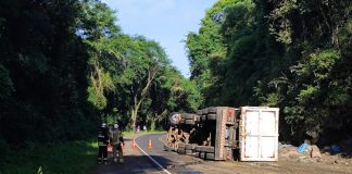 Homem morre em acidente na BR-153 entre Concórdia e Irani