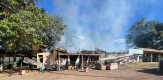 Incêndio destrói restaurante no interior de Chapecó