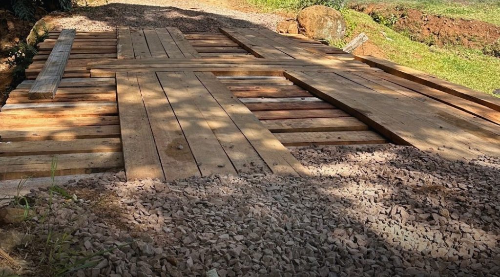 Ponte é substituída em linha Reduto, interior de Xavantina