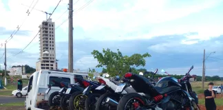 Motocicletas são recolhidas por perturbação em Chapecó