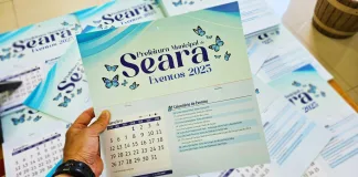 Calendário de Eventos de Seara está disponível