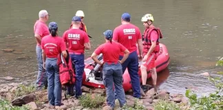 Corpo de homem desaparecido é encontrado no Rio do Peixe, em Ouro