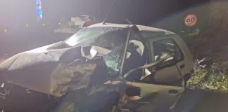 Bebê morre após acidente na SC-157, no Oeste de SC