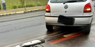 Colisão deixa homem gravemente ferido em São Miguel do Oeste