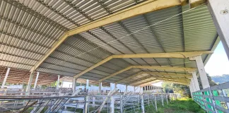 Concluída a cobertura do Galpão de Remates em Seara