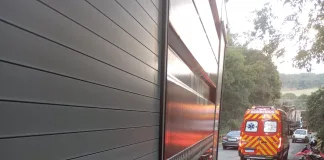 Motociclista fica gravemente ferido em colisão na SC-160 em Modelo