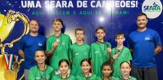 Taekwondo de Seara se destaca na seletiva estadual de faixas pretas