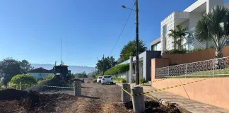 Iniciados os trabalhos para pavimentação da rua Padre Simon Moser
