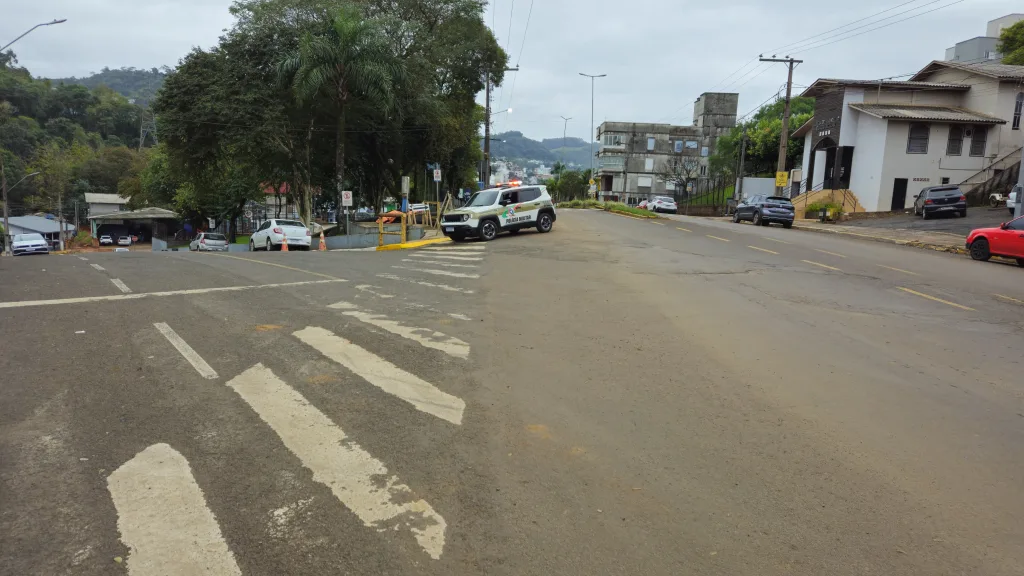 avenida Paludo ficará bloqueada na praça Henriqueta Zanuzzo