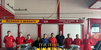 Irani doa equipamentos para Bombeiros Voluntários dos municípios de Irani e Concórdia