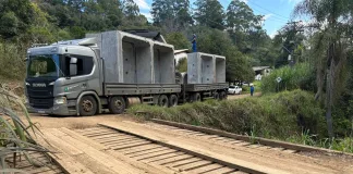 Ponte na rua São Daniel, sentido a linha Salete, será substituída por galerias
