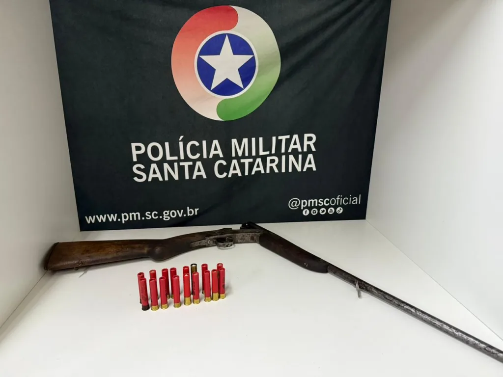 Homem é preso por violência doméstica e posse irregular de arma de fogo em Ipumirim