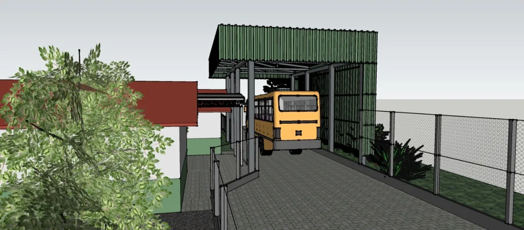 Assinada ordem de serviço para o abrigo para embarque e desembarque de alunos na EN Deolindo Zílio