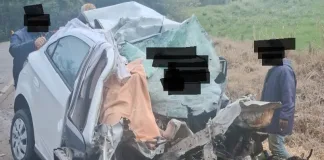 Acidente na BR-282 deixa três vítimas fatais