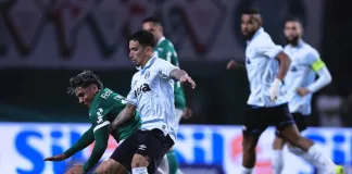 Grêmio perde para o Palmeiras e fica perto do Z-4