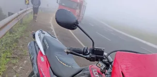 Motociclista fica gravemente ferido em acidente na SC-157