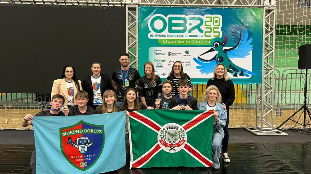 Seara fica em 3º na etapa SC da Olimpíada Brasileira de Robótica