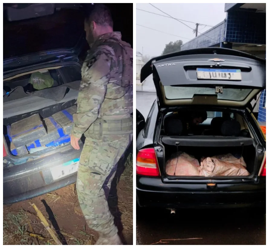 285 kg de maconha são apreendidos em duas ocorrências no Oeste catarinense