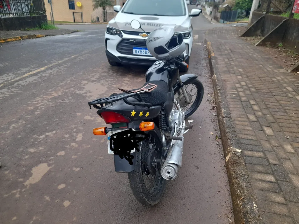 Motocicleta com R$ 24 mil em débitos é apreendida em Seara