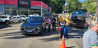 Panfletos alusivos à semana do trânsito são distribuídos em Seara