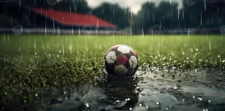 campo encharcado chuva rodada cancelada