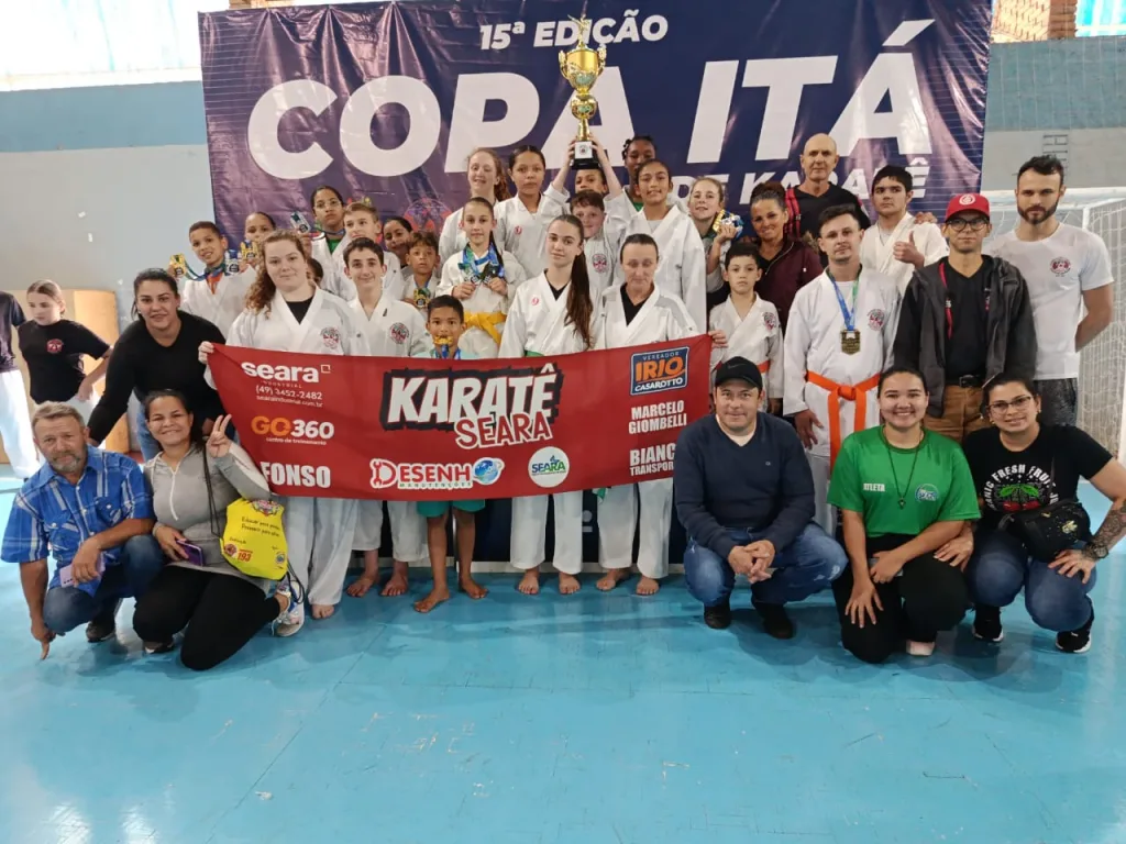 Seara e Itá se destacam na Copa Itá de Karatê