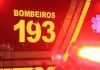 Bombeiros atendem homem ferido por disparo de arma de fogo na região de Caraíba, em Seara
