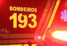 Bombeiros atendem homem ferido por disparo de arma de fogo na região de Caraíba, em Seara