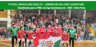Lindóia do Sul está na final da Liga Catarinense de Futsal - Série Prata