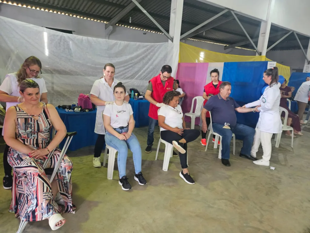 Expossaúde é realizada em linha Rosalino Nardi, em Arvoredo