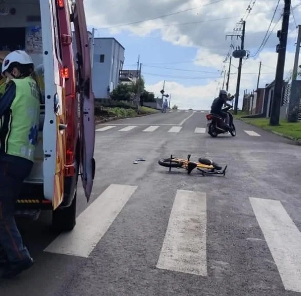 Criança de 5 anos fica gravemente ferida após atropelamento em Quilombo