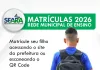 Matrículas na rede municipal de ensino de Seara iniciam dia 10
