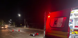 Motociclista fica ferido após queda em São Carlos