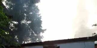 Incêndio destrói residência em Herval d'Oeste