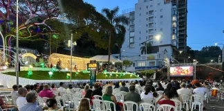 Cinema na Praça é realizado em Seara